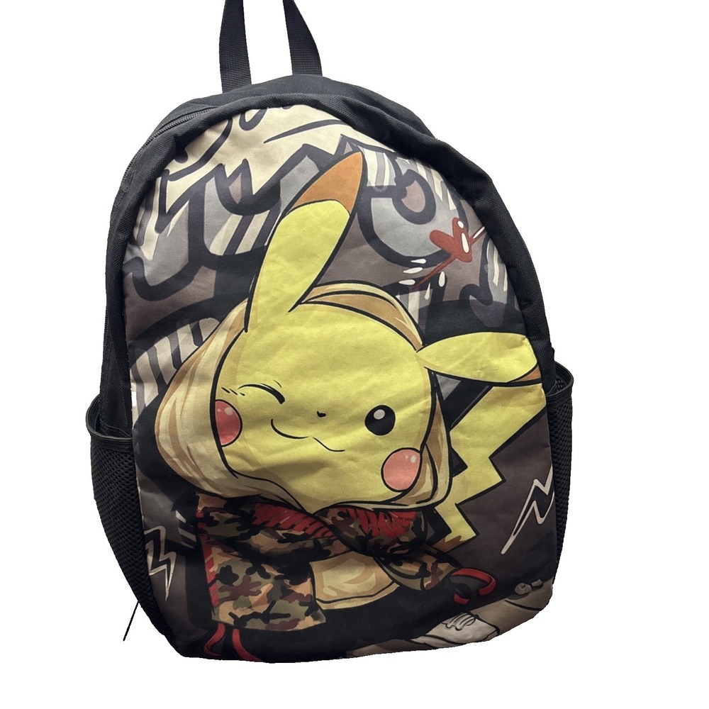 Pokemon Pikachu 16" Backpack School Book Bag Tote